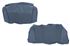 Triumph Stag Rear Seat Cover Kit - Leather Faced - Per Vehicle - Plain Flutes - Shadow Blue - RS1589SBLUE LF